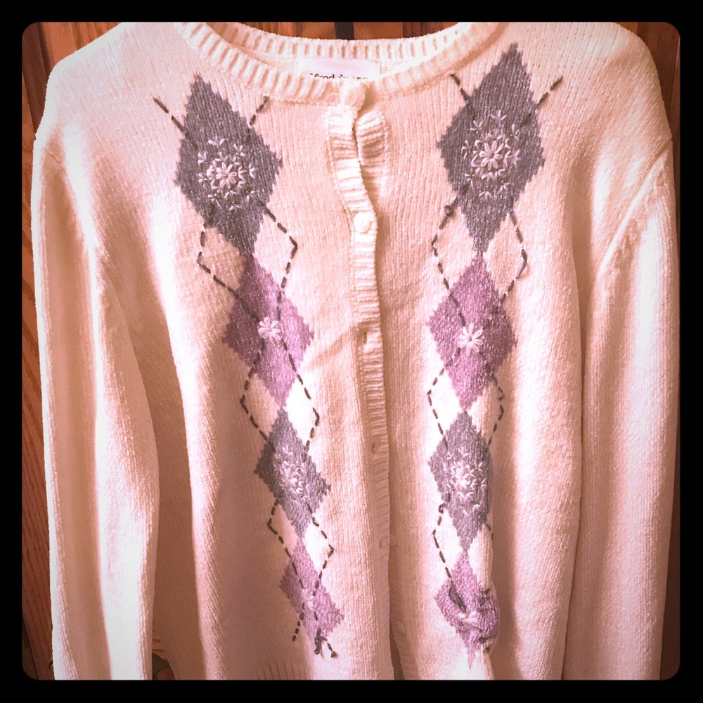 Alfred Dunner Sweater Size Large